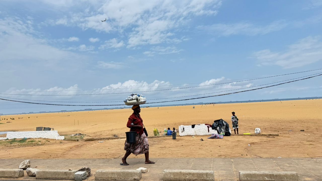Plage de Lomé au Togo